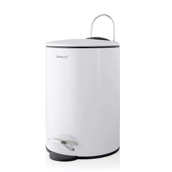 Відро для сміття з педаллю 3 л біле Tubo Blomus
