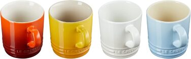 Набір із 4 кухлів 350 мл, різнокольоровий Elements Le Creuset