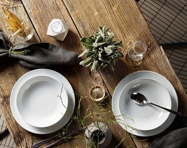 Набір столового посуду на 6 персон, 30 предметів, білі New Fresh Basic Villeroy & Boch