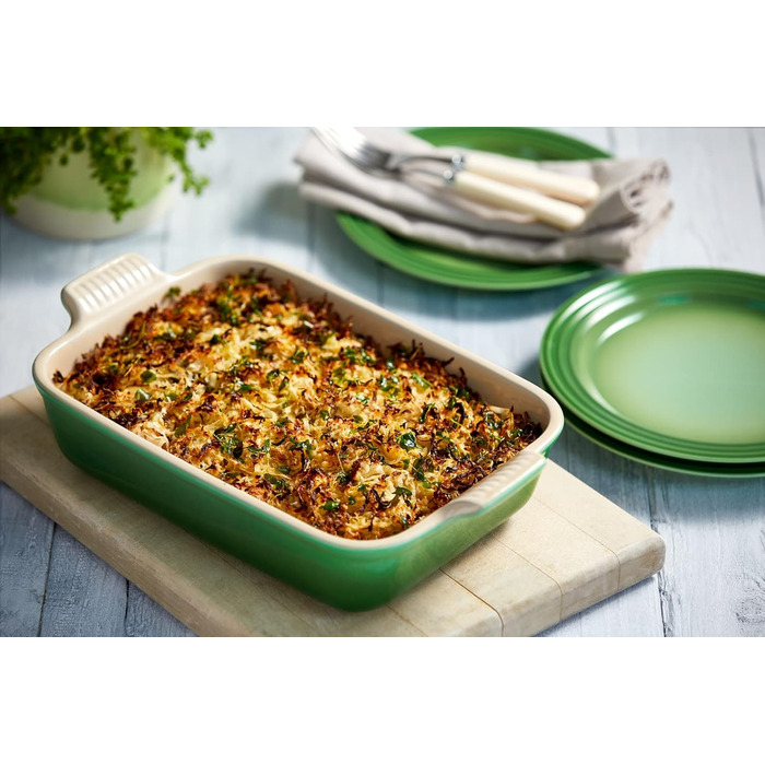 Форма для запікання прямокутна 2,4 л 26 см Bamboo Green Le Creuset