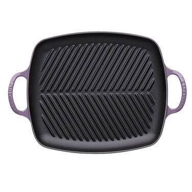 Сковорода гриль прямоугольная 30 см фиолетовая Le Creuset