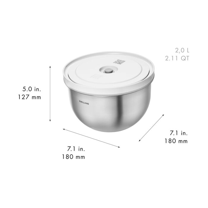 Стартовий набір для вакуумування, 9 предметів, нержавіюча сталь Fresh & Save Zwilling