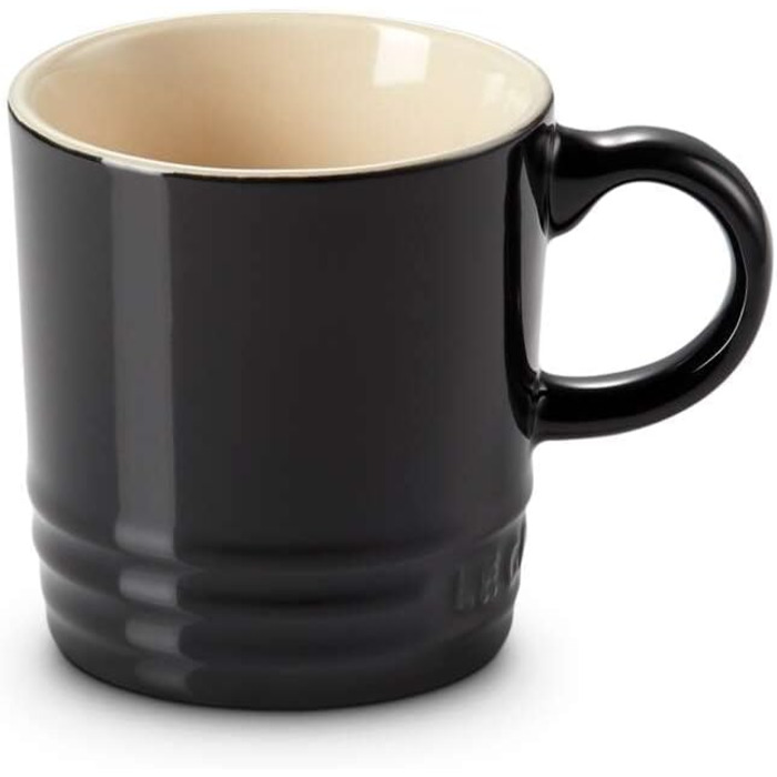 Керамічний кухоль Le Creuset, 0,35 л, 70302351700002 (чорний глянцевий, 100 мл)