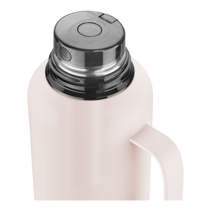 Термос 1,2 л з ручкою, нержавіюча сталь, рожевий колір Thermo Plus Zwilling