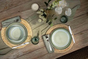 Обідня тарілка 27,1 см зелена Perlemor Villeroy & Boch