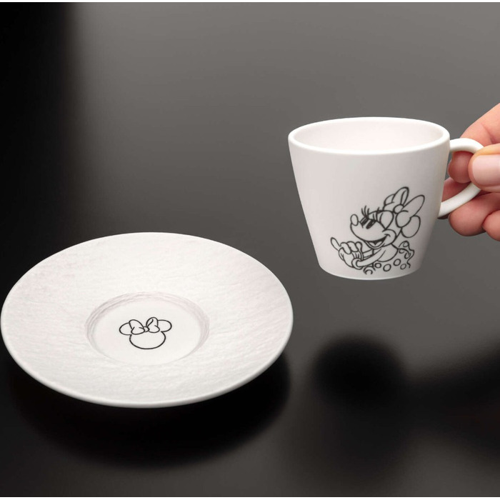 Блюдце до чашки для еспресо 12 см біле Manufacture - Mickey Mouse Villeroy & Boch