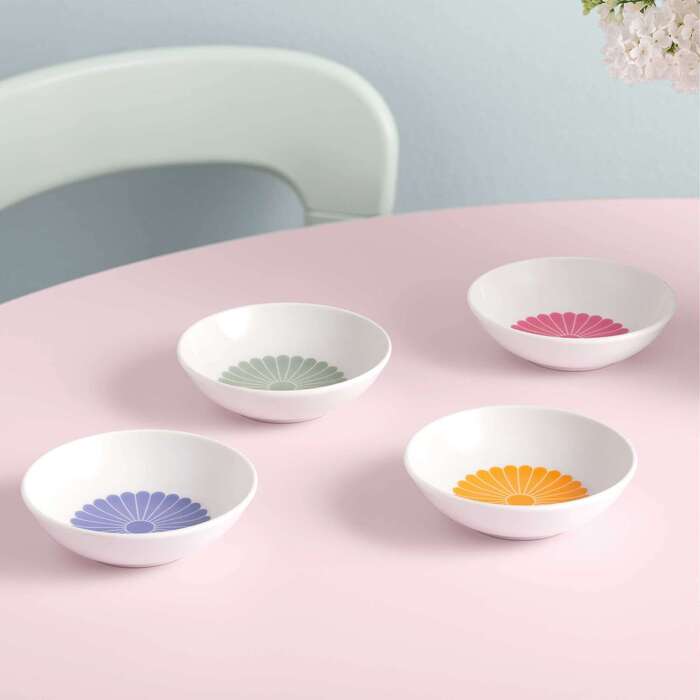 Десертная миска 120 мл, набор 4 предмета, разноцветный Fleur Villeroy & Boch