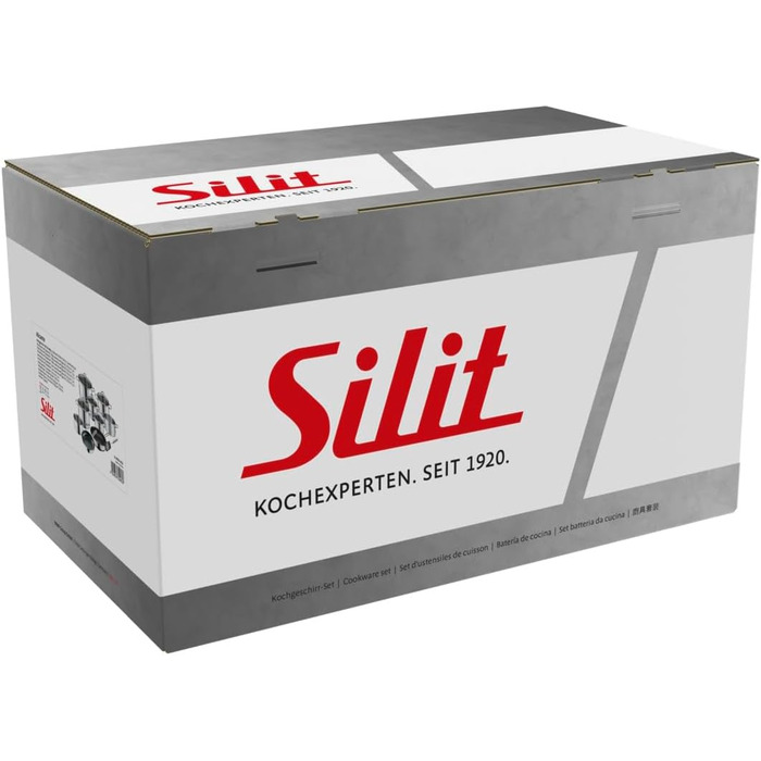 Набір кухонного посуду, 10 предметів, нержавіюча сталь Alicante Silit