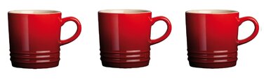 Набір кухлів 200 мл, вишневий Le Creuset