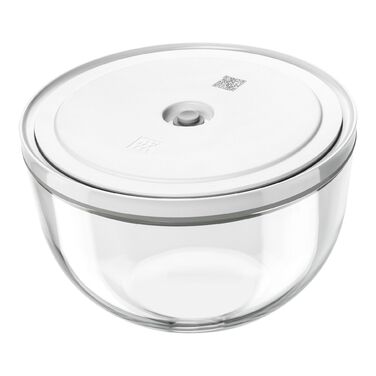 Миска з вакуумною кришкою 24 см, прозоре скло Fresh & Save Zwilling