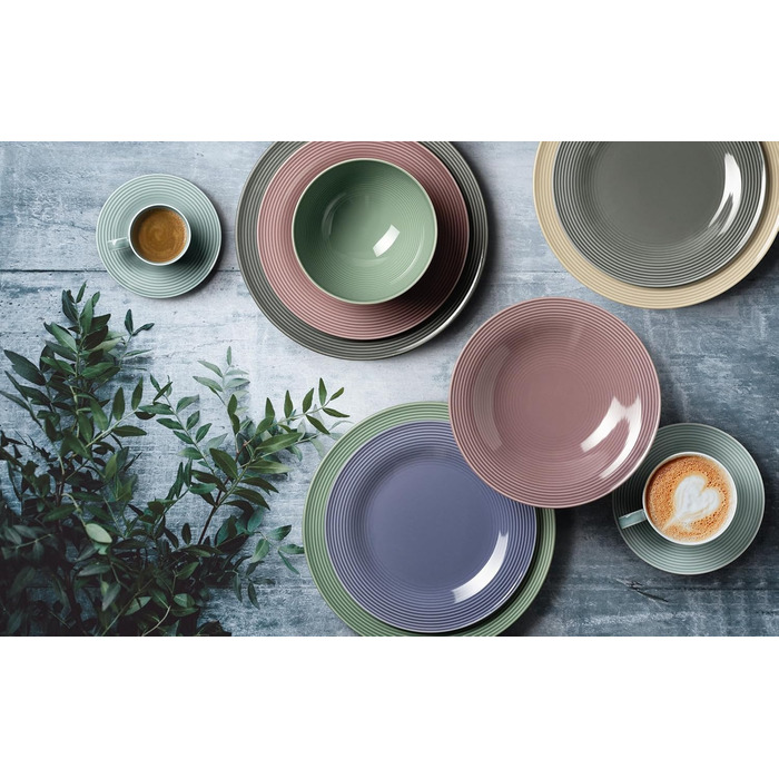 Набір з 6 кавових чашок 0,26 л Beat Color Glaze Fliederblau Seltmann Weiden