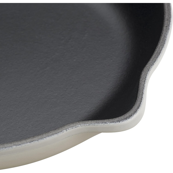 Чавунна сковорода LE CREUSET Signature, кругла, Ø. Для всіх типів плит, вкл. підходить для індукції, 1,93 кг, гранатовий, 20182239490422 (безе, 23 см)