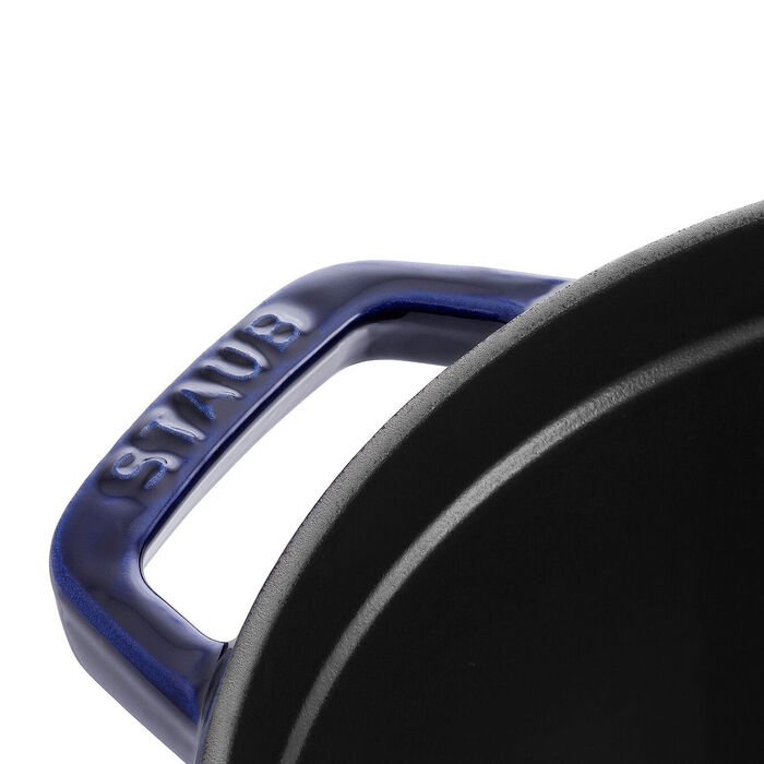 Кокот круглий 22 см, синій Staub
