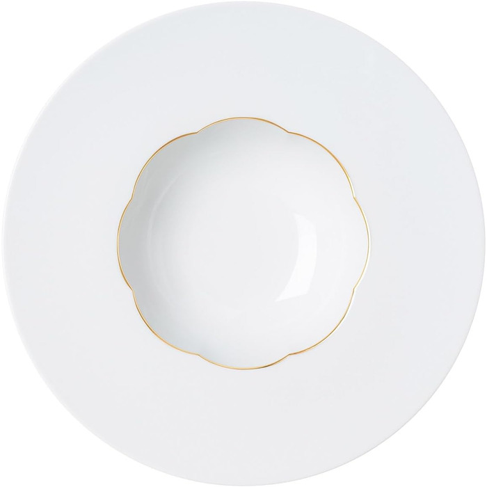 Тарілка гурман 28 см глибока Sonetto Oro Rosenthal