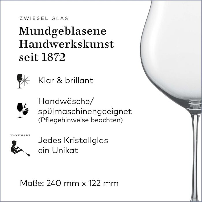 Набір келихів 2 шт 415 мл для вина Enoteca, Zwiesel Glas