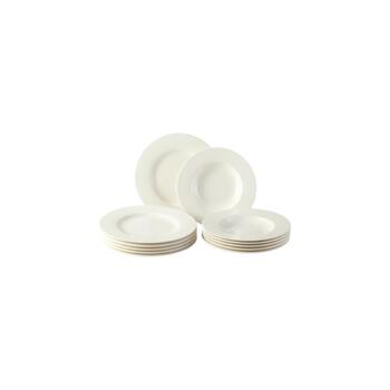 Набір тарілок, 12 предметів, Basic White Vivo Villeroy & Boch