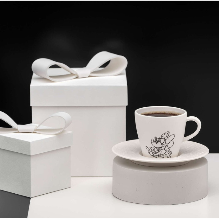 Блюдце до чашки для еспресо 12 см біле Manufacture - Mickey Mouse Villeroy & Boch
