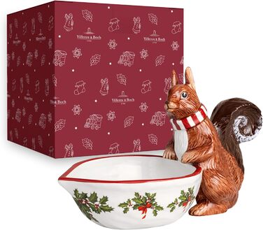 Сервірувальна різдвяна миска 25 см із фігуркою білки Toy's Fantasy Villeroy & Boch