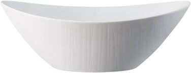 Сервировочное овальное блюдо 24 x 18 см белое Mesh Rosenthal