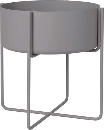 Горщик для рослин з підставкою 40 см Steel Gray Kena Blomus