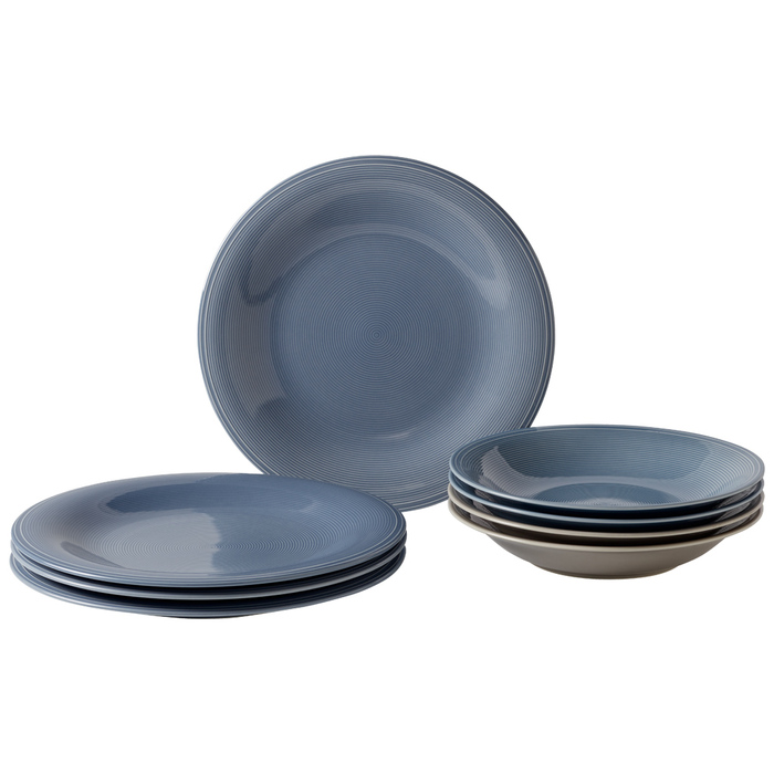 Набір тарілок, 8 предметів, Color Loop Horizon Vivo Villeroy & Boch