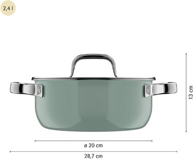 Жаровня 20 см зі скляною кришкою, евкаліпт Fusiontec Mineral Pro WMF