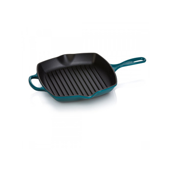 Сковорода гриль квадратна 26 см Deep Teal Le Creuset