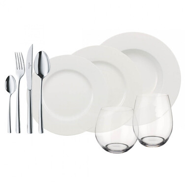 Набір столового посуду на 4 персони 36 предметів Wonderful World White Villeroy & Boch