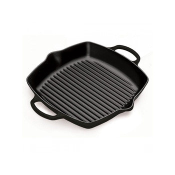 Сковорода гриль квадратна 30 см чорна Le Creuset