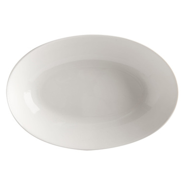 Блюдо сервірувальне овальне Maxwell & Williams WHITE BASICS ROUND, порцеляна, 25 х 17 см