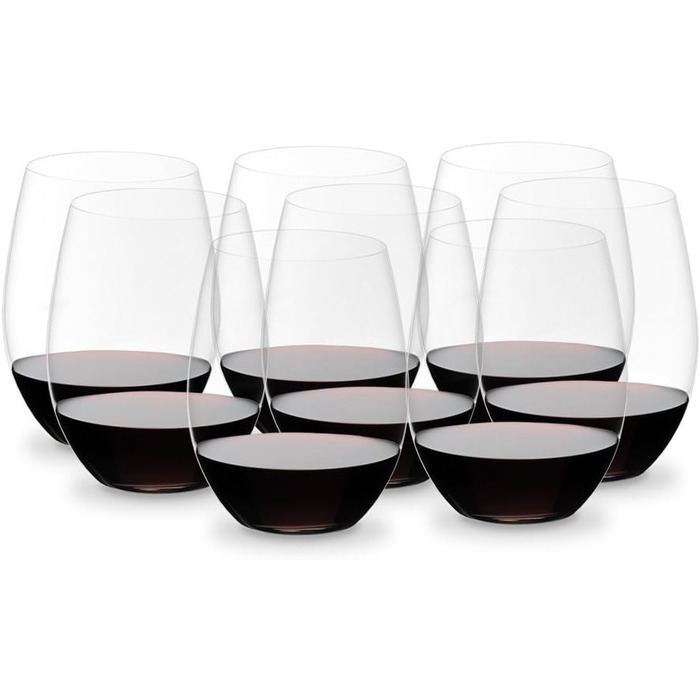 Бокалы для красного вина 0,6 л, набор 8 предметов, O Wine Tumbler Riedel