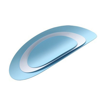 Набір страв (3 шт) 40х4,5х17,3 см блакитний / білий Ellipse Alessi