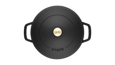 Чавунна жаровня Chistera з кришкою 28 см, чорна Staub