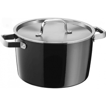 Каструля 24 см Чорна Fusiontec Aromatic WMF