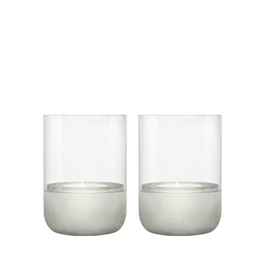 Набір з 2 свічників 9,5 см XS Light Gray Calma Blomus