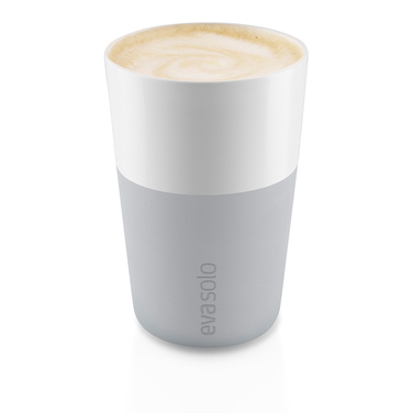 Набір кухлів для латте 360 мл світло-сірих Caffe Latte Eva Solo