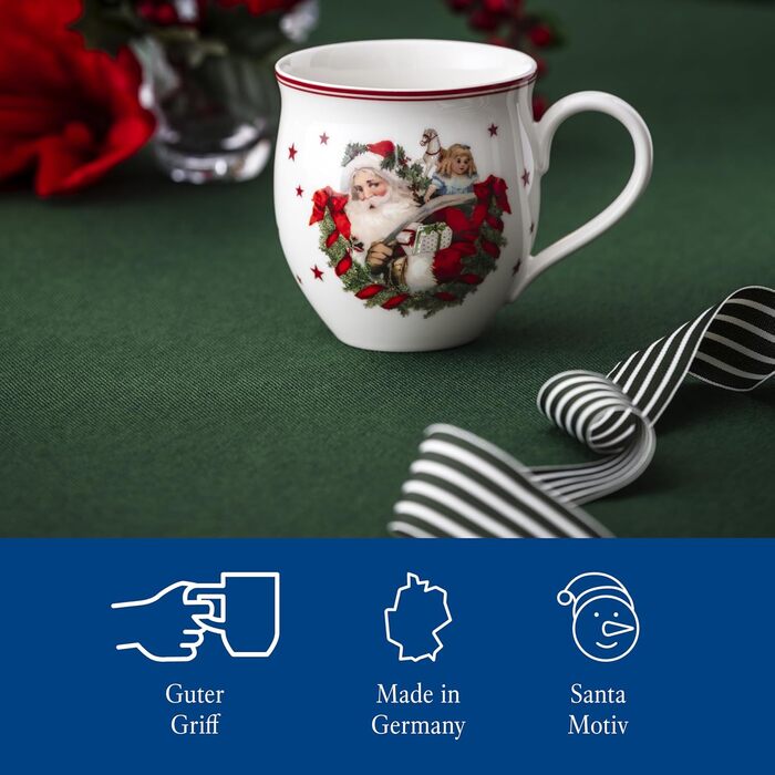 Кружка с ручкой 0,39 л Санта Toy's Delight Villeroy & Boch