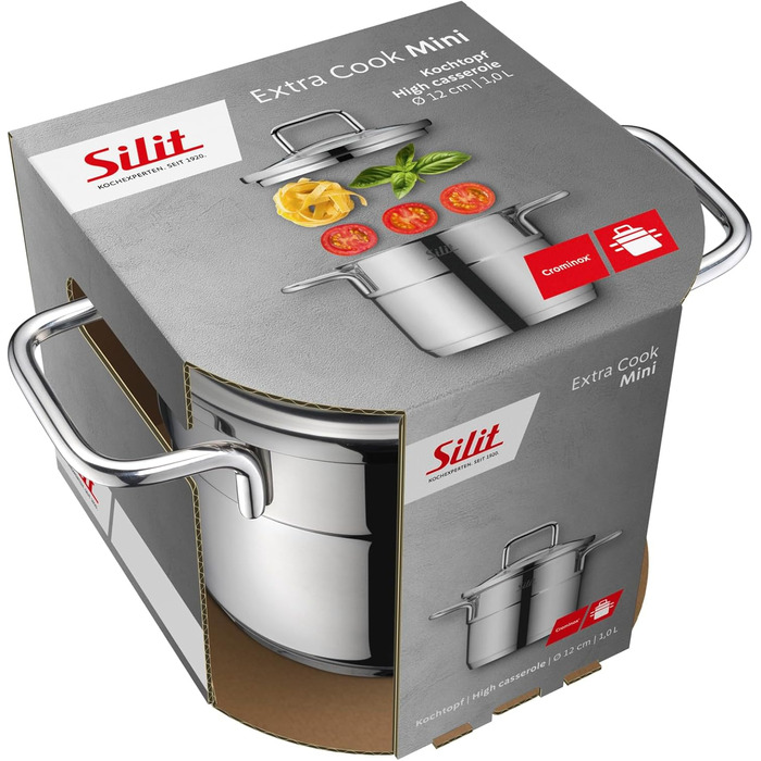 Міні-каструля 12 см зі скляною кришкою Extra Cook Mini Silit