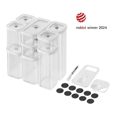 Набір вакуумних контейнерів, 12 предметів, прозорий білий Fresh & Save Zwilling
