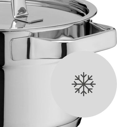 Набір каструль з кришками 9 предметів Compact Cuisine WMF