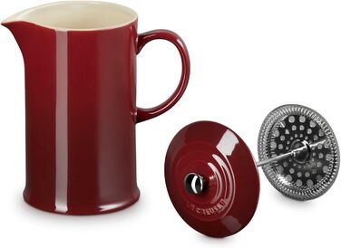 Френч-прес 1 л, темно-червоний Le Creuset