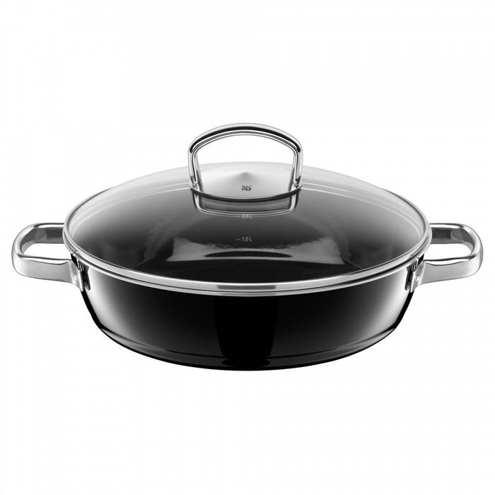 Каструля 28 см Black Fusiontec Mineral WMF