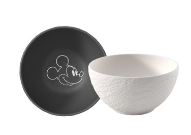 Набір з 2 мисок для мюслі 430 мл чорна та біла Manufacture - Mickey Mouse Villeroy & Boch