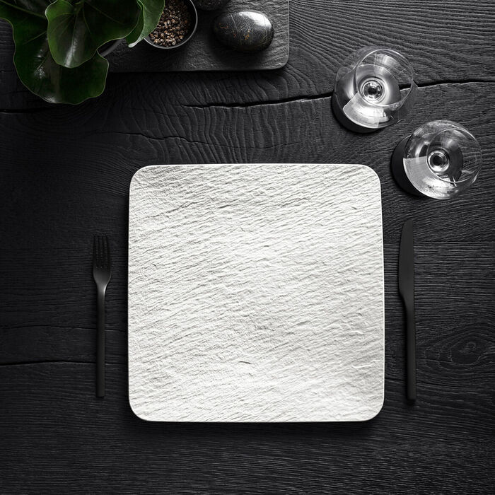 Тарілка 32,5 см White Manufacture Rock Blanc Villeroy & Boch