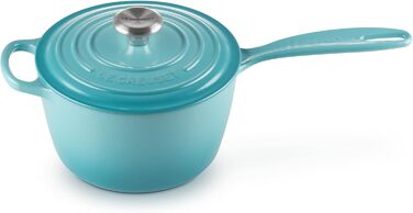 Чугунный сотейник 2 л с крышкой, бирюзовый Signature Le Creuset
