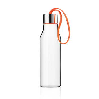 Пляшка 0,5 л прозора / помаранчева Trinkflasche Eva Solo