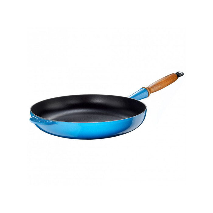 Сковорода 28 см з деревяною ручкою, Marseille Le Creuset