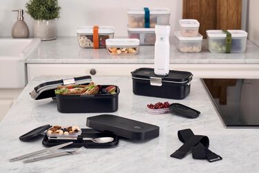 Модульний ланч-бокс 1,6 л вакуумний подвійний, чорний FRESH & SAVE ZWILLING