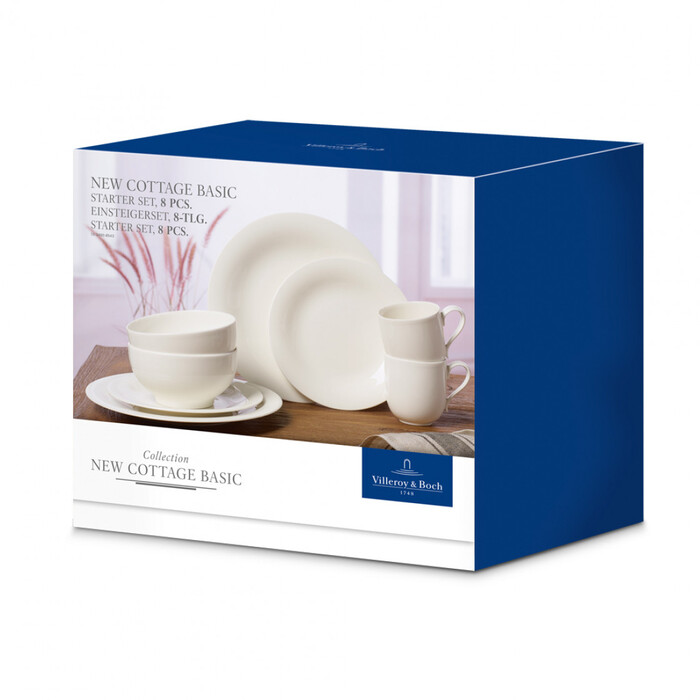 Набір столового посуду 8 предметів New Cottage Basic Villeroy & Boch