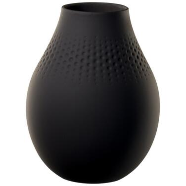 Ваза Perle 20 см, чорна Collier Villeroy & Boch